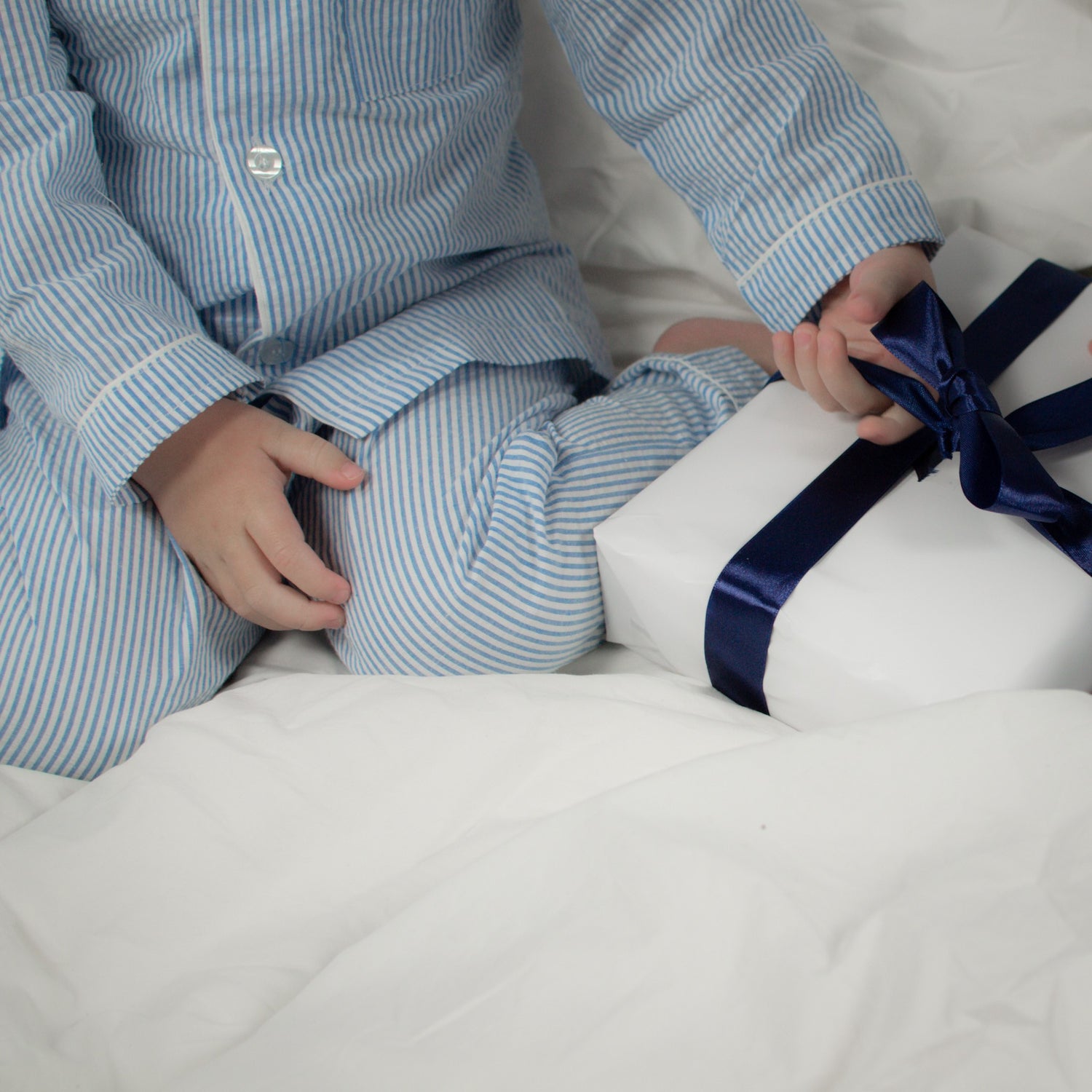 Pyjamas barn blå BABYBASE